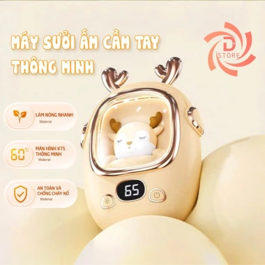 Máy sưởi ấm mini cầm tay Star Pet kèm sạc dự phòng - Quà tặng dễ thương, chỉ 159.000₫
