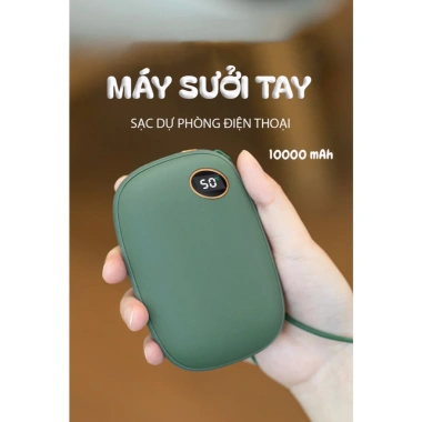 Máy sưởi ấm tay & trườm nóng bụng, sạc dự phòng 10.000mAh - Giá chỉ 468.000₫, giảm tới 17 5