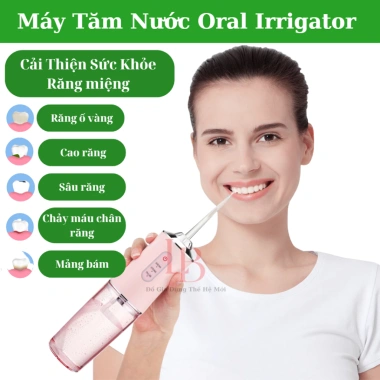 Máy tăm nước Oral Irrigator Pro 2.024 - 3 cấp độ, 4 đầu tăm, giảm giá 209.000₫ 5