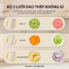 Máy Thái Lát Rau Củ Đa Năng Samono SW-VES60 6 Lưỡi Dao Bào Cắt Giá 679.000 VNĐ 3