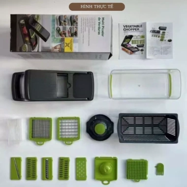 Máy thái rau củ đa năng 12 in 1 BPA Free PP an toàn, cắt gọt bào sợi hạt lựu - Giá 119.000đ 2