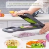 Máy thái rau củ đa năng 12 in 1 BPA Free PP an toàn, cắt gọt bào sợi hạt lựu - Giá 119.000đ 6