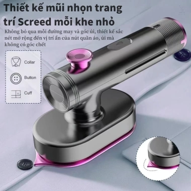 Máy ủi điện cầm tay mini, quay nhỏ gấp sắt - Giá ưu đãi 146.000 VND, cho gia đình 3 Máy ủi điện cầm tay mini, quay nhỏ gấp sắt - Giá ưu đãi 146.000 VND, cho gia đình 3