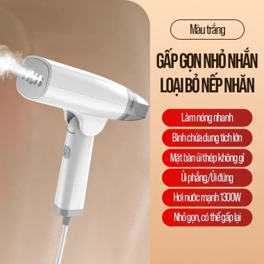 Máy ủi hơi nước cầm tay mini, phẳng tức thì, thiết kế nhỏ gọn, dễ mang theo giá chỉ 285.000 VND