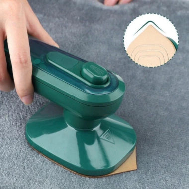 Máy ủi hơi nước mini cầm tay - Bàn là du lịch xanh lá, giảm giá 95k 6