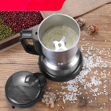 Máy xay bột khô siêu mịn 300W 6 lưỡi dao đa năng - Nghiền hạt cà phê, ngũ cốc, gia vị, giá chỉ 109.000₫