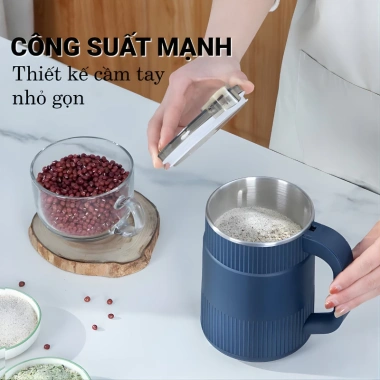 Máy xay đa năng 300W cối thủy tinh 4 lưỡi dao, xay hạt khô, thịt, 3 tốc độ - Giá chỉ 169.000đ
