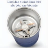 Máy xay đa năng 300W cối thủy tinh 4 lưỡi dao, xay hạt khô, thịt, 3 tốc độ - Giá chỉ 169.000đ 6