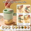 Máy xay tỏi ớt pin, 3 lưỡi dao thép không rỉ, sạc Type‑C, chức năng Tiện Lợi 150.429₫