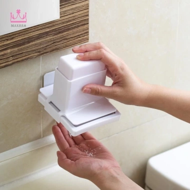 Máy Xay Xà Phòng Maxrrh Đa Năng Không Dấu Vết, Giá Đựng & Thoát Nước Phòng Tắm
