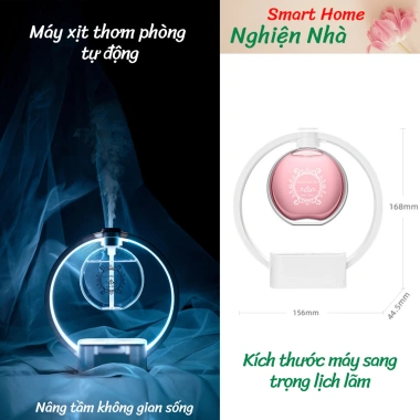 Máy Xịt Thơm Phòng Tự Động BC04 – Đèn Ngủ, Khử Mùi, Tạo Ẩm, Phân Phối Nước Hoa 10