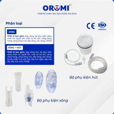 Máy xông hút mũi họng OROMI C28M công nghệ Nhật - Xông khí dung, giá 400k 4