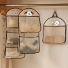 MceHKF Túi Lưới Lưu Trữ 2/3 Lớp - Đồ Lót & Tất, Quần Áo Thoáng Khí Có Móc Treo 6