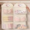 MceHKF Túi Lưới Lưu Trữ 2/3 Lớp - Đồ Lót & Tất, Quần Áo Thoáng Khí Có Móc Treo 9