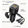 MechMate Tẩu Sạc Nhanh 120W 3in1 USB + Type‑C, Cắm Ổ Diêm, K4 Đa Năng cho Xe Hơi 10
