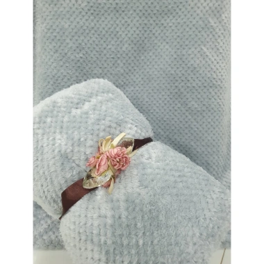 Mền lông cừu Thái Xám Gân siêu đẹp, ấm áp đi xe, văn phòng, du lịch - Giá chỉ 140.000đ 3