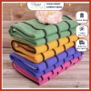 Mền nỉ sọc mỏng nhẹ cho văn phòng, du lịch, xe ô tô – giá rẻ 74.400k kèm túi đựng