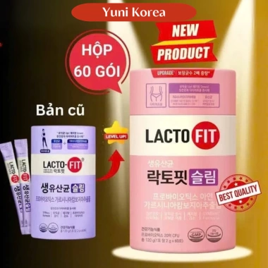 Men Vi Sinh Giảm Cân Lacto Fit Hàn Quốc 60 Gói - Giảm Mỡ Vùng Eo, Đẹp Da, Giữ Dáng, Giá 560.000 VND
