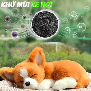 Mèo Con và Chó Con Nhồi Bông Lông Mềm, Than Lọc Không Khí - Trang Trí Xe, Phòng Ngủ, 119k 6
