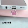 Mèo Dễ Thương Cắm Mặt Dây Chuyền Chống Bụi Type-C Android - Phụ kiện Kim Cương 10