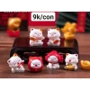 Mèo Thần Tài Mini Trang Trí Tiểu Cảnh, Chậu Cây, Đặt Bàn Làm Việc, Xe Ô Tô – Giá Chỉ 9.000₫