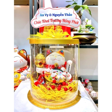 Mèo Thần Tài Vẫy Tay - Hộp Quà Sang Trọng, Quà Tặng Khai Trương, Tân Gia, Sinh Nhật - Giá Ưu Đãi 590.000 VNĐ