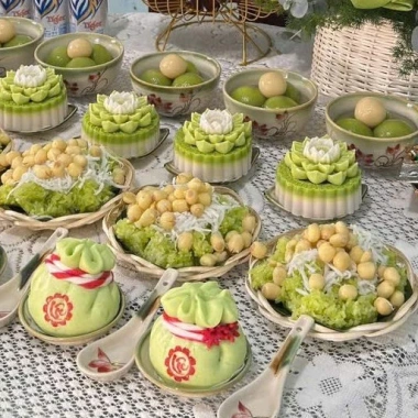 Mẹt tre 14cm đựng xôi, bánh đậu xanh, bánh thạch - Giá 14.900đ, lý tưởng bày mâm cúng