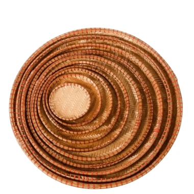 Mẹt tre đan thủ công loại 1 - Trang trí nhà hàng, decor, đựng đồ ăn đa size, giá ưu đãi 13.900₫
