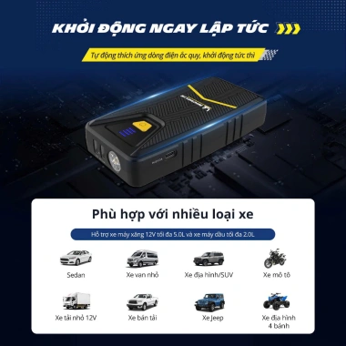 Michelin Máy Kích Bình & Sạc Dự Phòng 10.000mAh BCJS005-1 - Giá giảm 3.34 Triệu 7