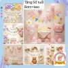 (MIỄN SHIP) Sét bóng trang trí sinh nhật bé trai bé gái – tặng số tuổi, kèm bơm & keo – Happy Birthday