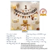 (MIỄN SHIP) Sét bóng trang trí sinh nhật bé trai bé gái – tặng số tuổi, kèm bơm & keo – Happy Birthday 10