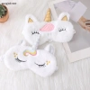 Miếng bịt mắt sang trọng du lịch - Mặt nạ ngủ mềm hình kỳ lân lấp lánh, dễ thương, chỉ 44.798 VND 2