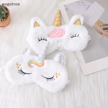 Miếng bịt mắt sang trọng du lịch - Mặt nạ ngủ mềm hình kỳ lân lấp lánh, dễ thương, chỉ 44.798 VND 2