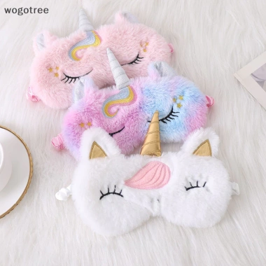 Miếng bịt mắt sang trọng du lịch - Mặt nạ ngủ mềm hình kỳ lân lấp lánh, dễ thương, chỉ 44.798 VND 7