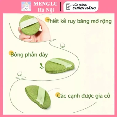 Miếng Bọt Biển Rửa Mặt Puff Mềm Mại Thân Thiện Da Sâu Lỗ Chân Lông 3 miếng 12.000₫ 2