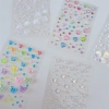 Miếng Dán 3D Lấp Lánh Tiên Cá Trái Tim Trang Trí Mặt Tóc Tay Chân cho Bé chỉ 22.000đ 9
