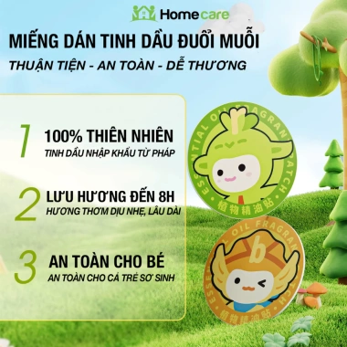 Miếng Dán Chống Muỗi RUNBEN 60 miếng cho bé bảo vệ an toàn, hiệu quả 8h, giá ưu đãi 60.000₫ 3