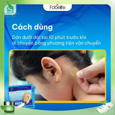 Miếng Dán Chống Say Tàu Xe N1 - Giảm Buồn Nôn, Chóng Mặt Nhanh, Giá 37.999đ