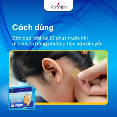 Miếng Dán Chống Say Tàu Xe NTFL - Motion Sickness Patch Giảm Buồn Nôn, Chóng Mặt, Giá Sốc 72.200₫