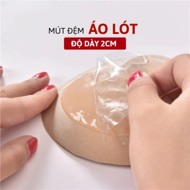 Miếng Dán Đệm Áo Lót 2cm Nâng Gom V1 - Phù hợp Bikini, Đồ bơi, Áo bra