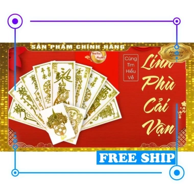Miếng Dán Điện Thoại Tài Lộc May Mắn, Phong Thủy, Phù Hợp Mọi Máy, Giá 5.936₫