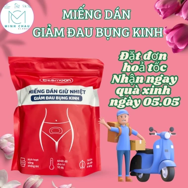 Miếng Dán Giữ Nhiệt 8h Giảm Đau Bụng Teemoon - 7 miếng, Giá chỉ 129.000₫ 2