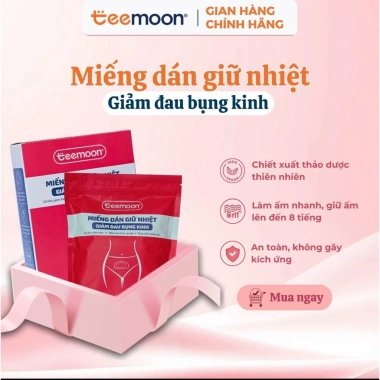 Miếng Dán Giữ Nhiệt 8h Giảm Đau Bụng Teemoon - 7 miếng, Giá chỉ 129.000₫ 4