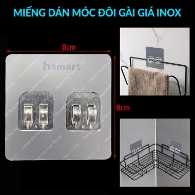 Miếng Dán Kệ Nhà Tắm, Kệ Treo Tường Chữ U - Khay Dự Phòng Thay Thế Nhà Bếp, 5.500đ