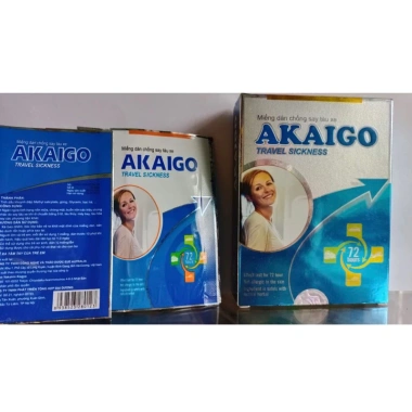 Miếng dán say xe thảo dược AKAIGO + VIVO - Giá 22.000₫, giảm giá, ngăn say an toàn