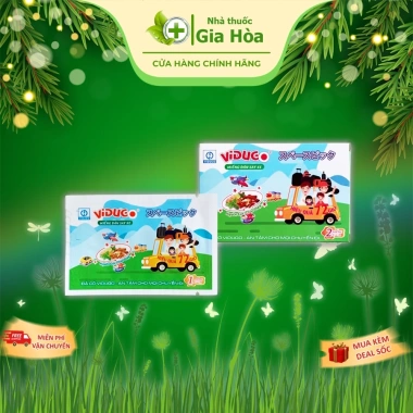 Miếng dán say xe Vidugo - Chống say tàu, giảm nôn ói, chóng mặt, mệt mỏi khi đi xe, tàu hoả, máy bay - Giá chỉ 25.000₫ Miếng dán say xe Vidugo - Chống say tàu, giảm nôn ói, chóng mặt, mệt mỏi khi đi xe, tàu hoả, máy bay - Giá chỉ 25.000₫