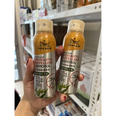 Miếng dán & Xịt Chống Muỗi Tiger Balm 120ml - Diệt Muỗi Không Mùi, Giá 147k