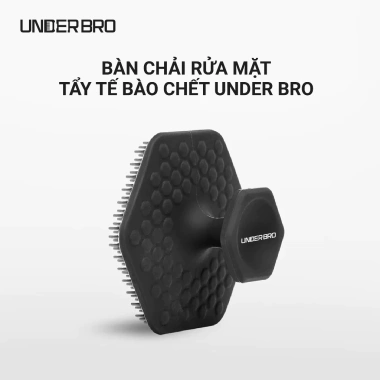 Miếng rửa mặt silicone Under Bro - Tẩy tế bào chết, tạo bọt, làm sạch da, giá 62.000đ