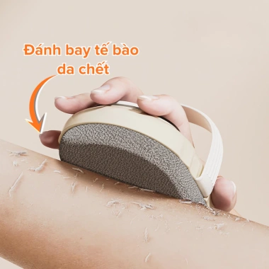 Miếng Tẩy Tế Bào Chết Body + Bàn Chải Tắm Mềm Không Đau – Máy Chà Lưng Mạnh Mẽ 5