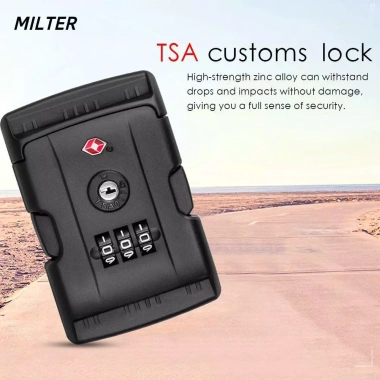 MILTER TSA Khóa Hải Quan 3 Chữ Số - Bảo Vệ Hành Lý, Giá Ưu Đãi 118.800₫ 1 MILTER TSA Khóa Hải Quan 3 Chữ Số - Bảo Vệ Hành Lý, Giá Ưu Đãi 118.800₫ 1
